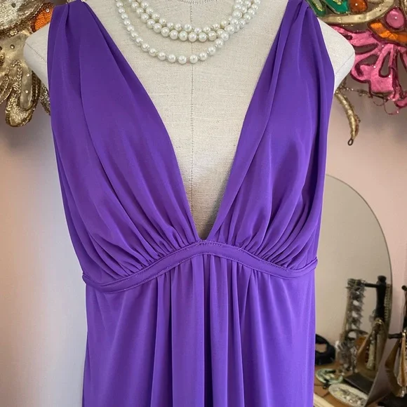 Natori Vibrant Purple Gown Size S - Picture 2 of 8